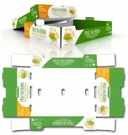 Offset printed corrugated boxes
